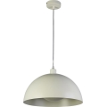 Searchlight - Pendel på kabel MARS 1xE27/60W/230V Ø 25 cm, cremefarvet