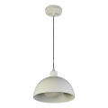 Searchlight - Pendel på kabel MARS 1xE27/60W/230V Ø 40 cm, cremefarvet