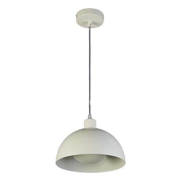 Searchlight - Pendel på kabel MARS 1xE27/60W/230V Ø 40 cm, cremefarvet