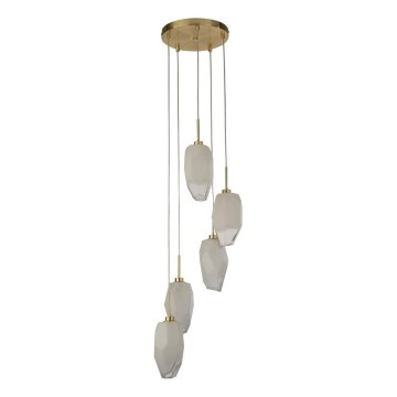 Searchlight - Pendel på wire ROCKY 5xG9/33W/230V