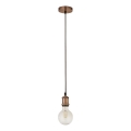 Searchlight - Pendel på wire SUSPENSION 1xE27/60W/230V kobber