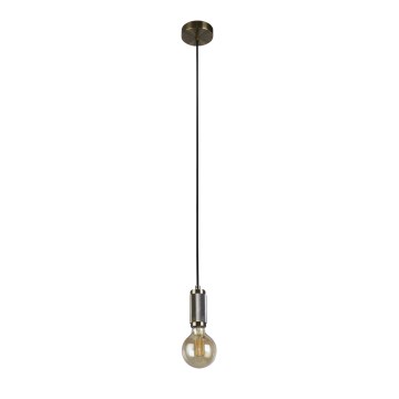 Searchlight - Pendel på wire SUSPENSION 1xE27/60W/230V messing