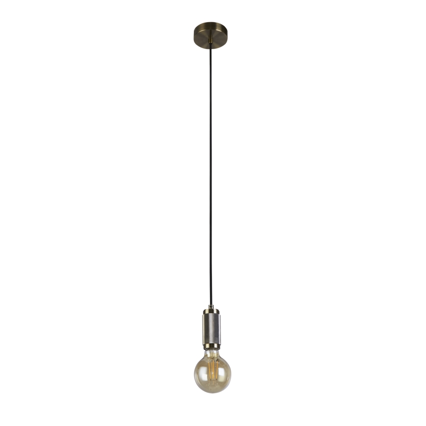 Searchlight - Pendel på wire SUSPENSION 1xE27/60W/230V messing