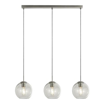Searchlight - Pendel PENDANT 3xE27/40W/230V mat krom