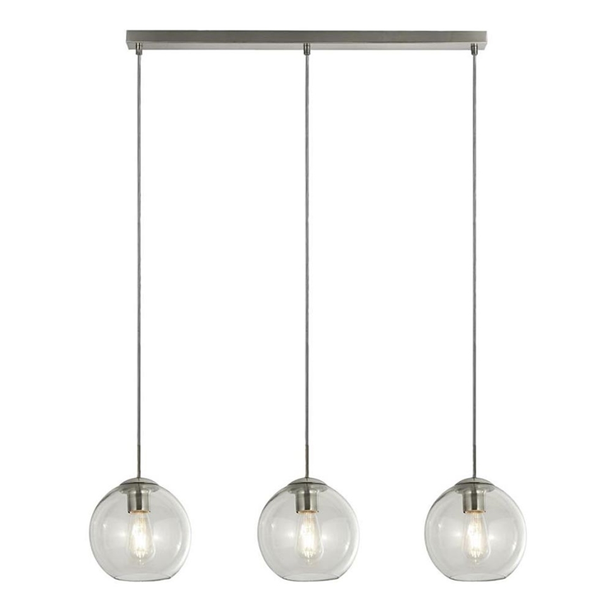 Searchlight - Pendel PENDANT 3xE27/40W/230V mat krom