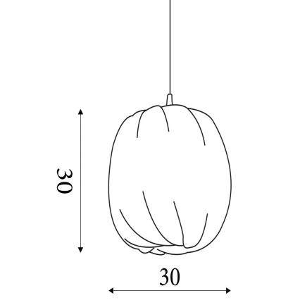 Searchlight - Lampskærm SHADE B22 E14/E27 Ø 30 cm cremefarvet