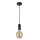 Searchlight - SUSPENSION pendel med kabelophæng 1xE27/60W/230V sort