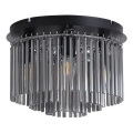 Searchlight - SWIZZLE loftlampe 5xE14/60W/230V Ø 32 cm røgfarvet