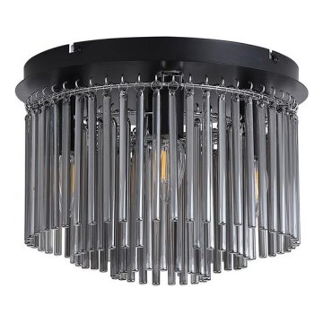 Searchlight - SWIZZLE loftlampe 5xE14/60W/230V Ø 32 cm røgfarvet
