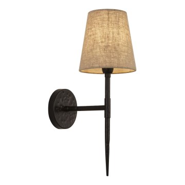 Searchlight - Væglampe GOTHIC 1xE14/60W/230V sort