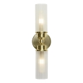 Searchlight - Væglampe IMPERIAL 2xG9/33W/230V messing