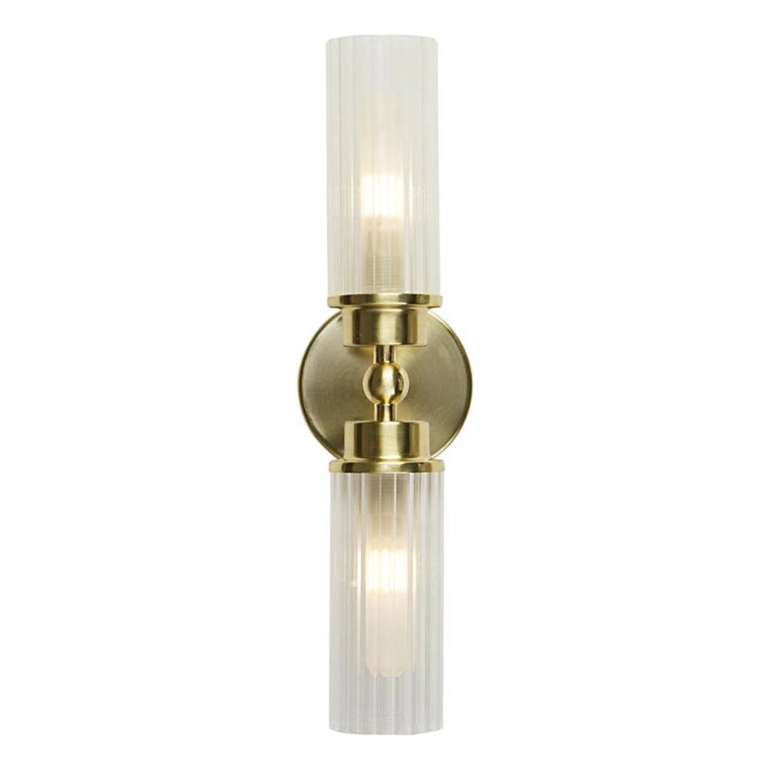 Searchlight - Væglampe IMPERIAL 2xG9/33W/230V messing