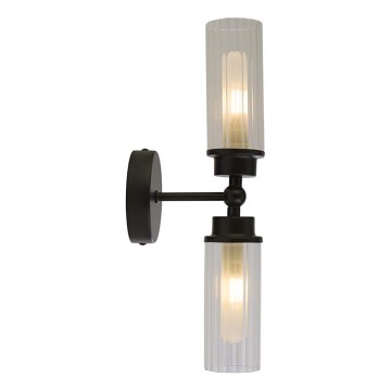 Searchlight - Væglampe IMPERIAL 2xG9/33W/230V sort
