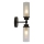 Searchlight - Væglampe IMPERIAL 2xG9/33W/230V sort