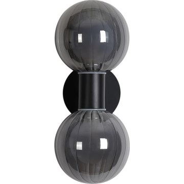 Searchlight - Væglampe LUMINSPHERE 2xG9/7W/230V sort