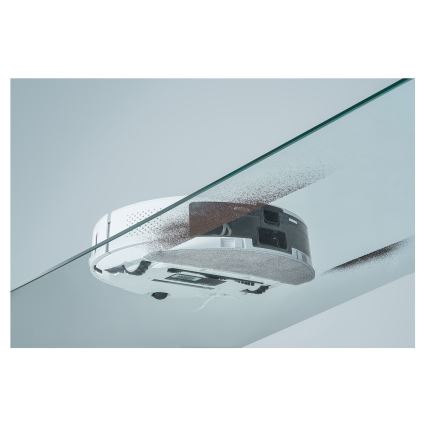 Sencor - Robotstøvsuger med moppefunktion 2-i-1 50W/5000 mAh Wi-Fi hvid + fjernbetjening