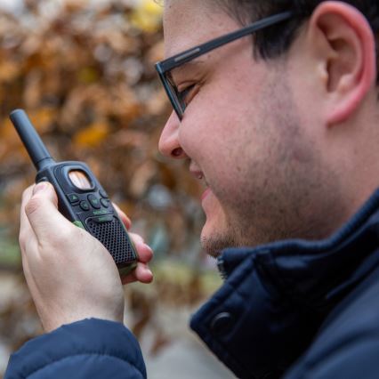 Sencor - 2x Walkie-talkie 3xAAA rækkevidde 7 km