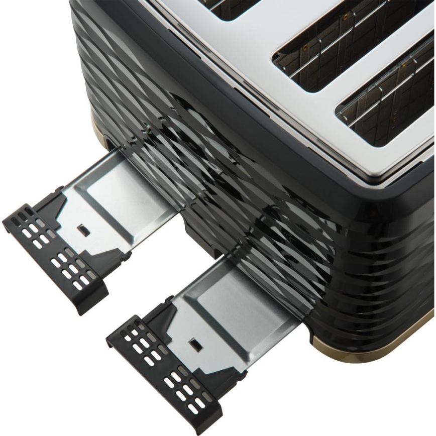 Sencor - 4-skive brødrister 1600W/230V sort/beige