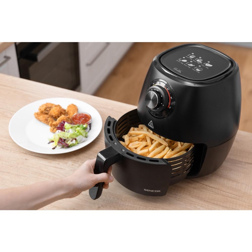 Sencor - Airfryer 3,5 l 1300W/230V sort