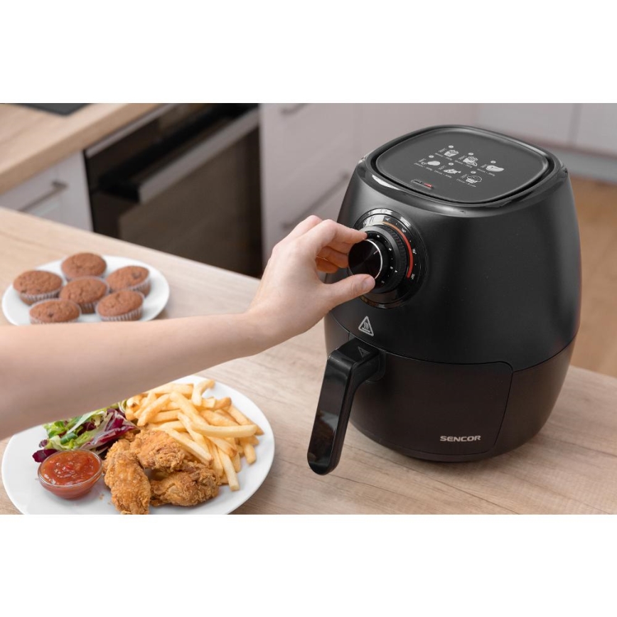 Sencor - Airfryer 3,5 l 1300W/230V sort