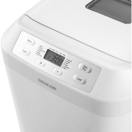 Sencor - Bagemaskine med LCD-display 550W/230V