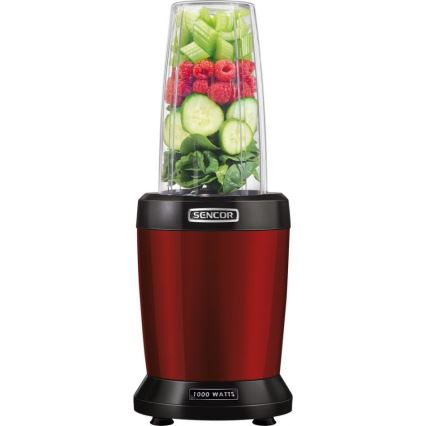 Sencor - Blender til smoothies 1000W/230V rød