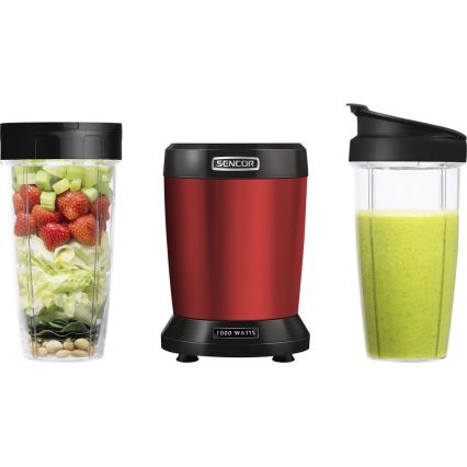 Sencor - Blender til smoothies 1000W/230V rød