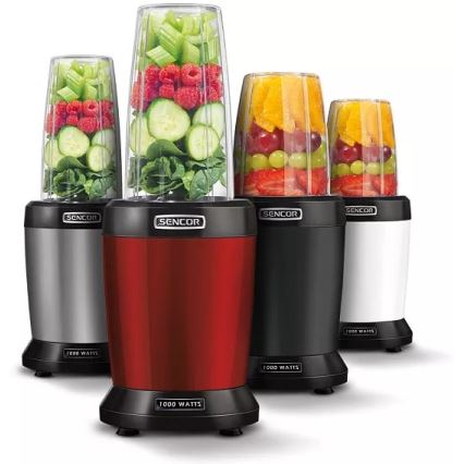 Sencor - Blender til smoothies 1000W/230V rød