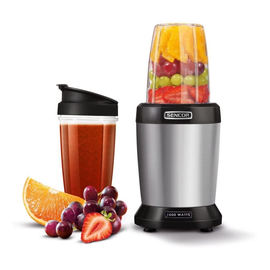 Sencor - Blender til smoothies 1000W/230V sølvfarvet