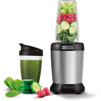 Sencor - Blender til smoothies 1000W/230V sølvfarvet