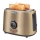 Sencor - Brødrister med 2 åbninger 1000W/230V beige
