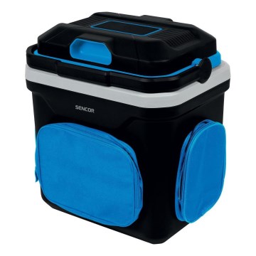 Sencor - Bærbar bilkøleboks 24 l 60W/12V/230V sort/blå