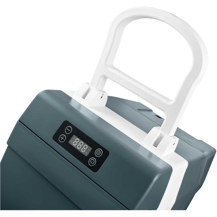 Sencor - Bærbar kompressorkøleboks til bil 55 l 70W/12V/230V blå/hvid