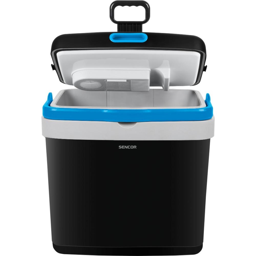 Sencor - Bærbart bilkøleskab 33 l 60W/12V/230V sort