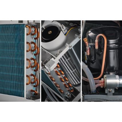 Sencor - Bærbart klimaanlæg 4-i-1 200W/230V 1800 BTU hvid + fjernbetjening