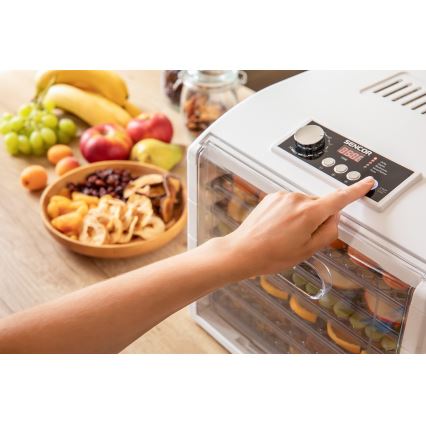 Sencor - Dehydrator 500W/230V hvid