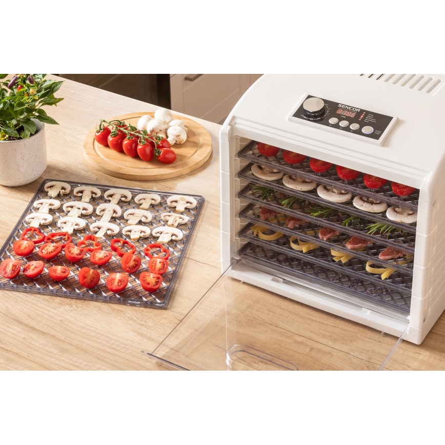 Sencor - Dehydrator 500W/230V hvid