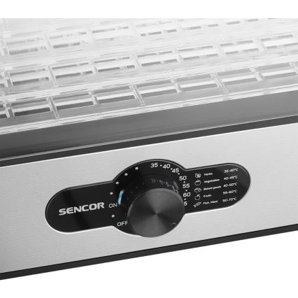 Sencor - Dehydrator til fødevarer med temperaturregulering 700 W/230 V