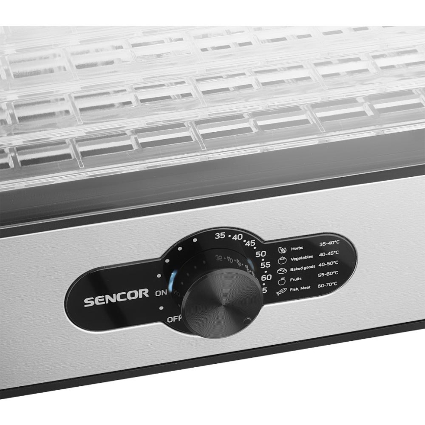 Sencor - Dehydrator til fødevarer med temperaturregulering 700 W/230 V