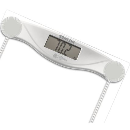 Sencor - Digital badevægt med LCD-display 1xCR2032