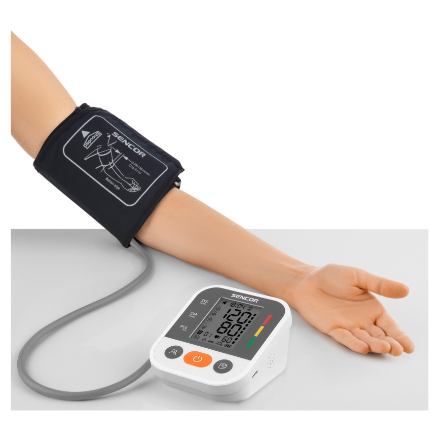 Sencor - Digital blood trykmåler USB 4xAAA