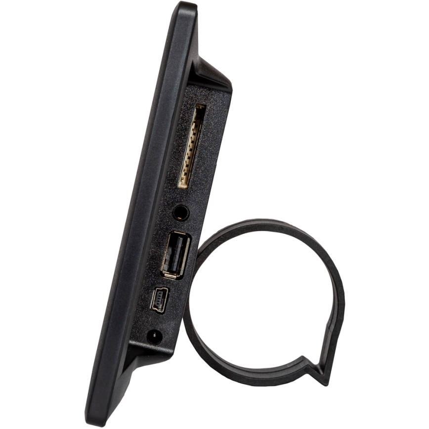 Sencor - Digital fotoramme 7 med indbygget højttaler 230V sort + fjernbetjening