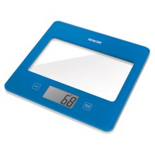Sencor - Digital køkkenvægt 1xCR2032 blå