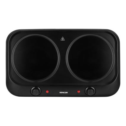 Sencor - Dobbelt glaskeramisk kogeplade 2400W/230V