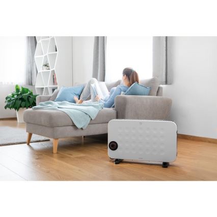 Sencor - Elektrisk direktevarmer/konvektor 750/1250/2000W med termostat