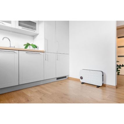 Sencor - Elektrisk direktevarmer/konvektor 750/1250/2000W med termostat