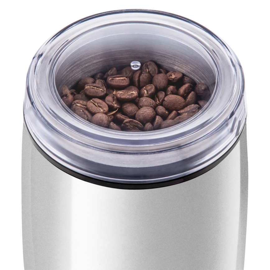 Sencor - Elektrisk kaffekværn 60 g 150W/230V hvid/mat krom