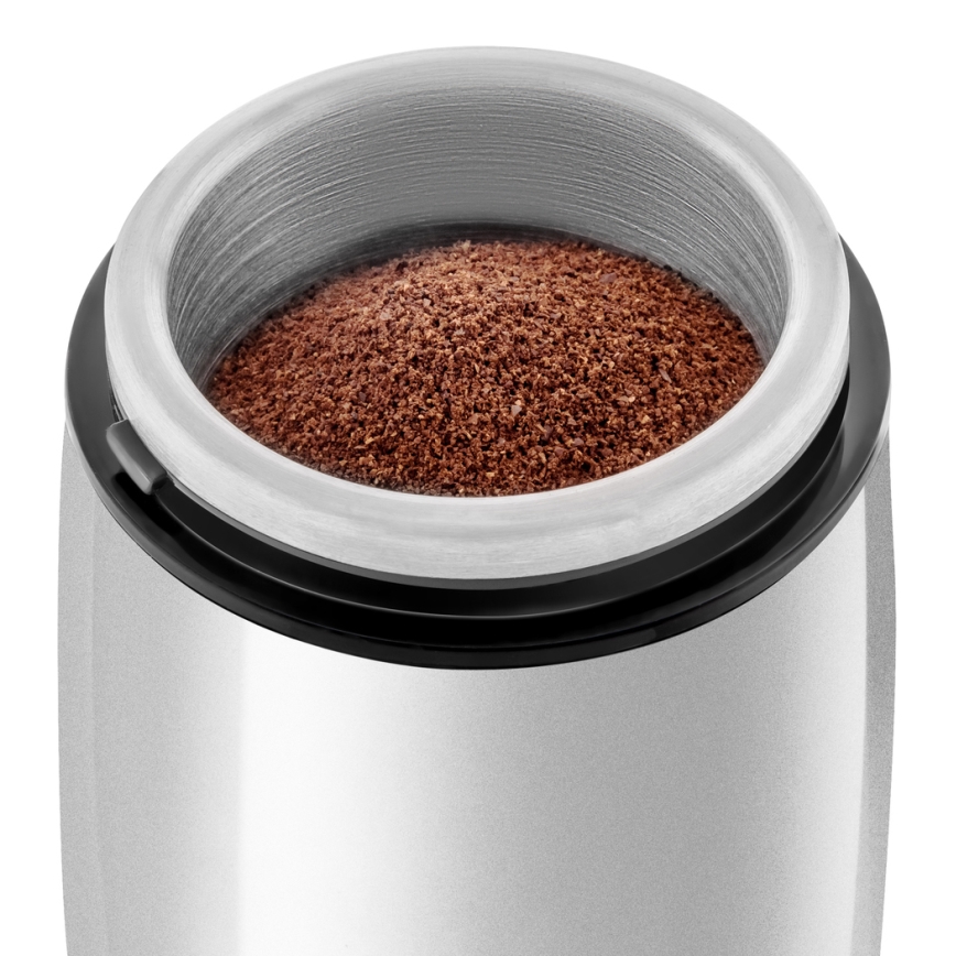 Sencor - Elektrisk kaffekværn 60 g 150W/230V hvid/mat krom