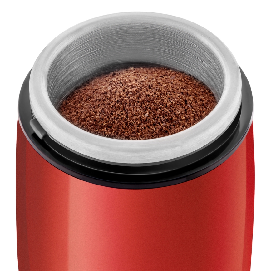 Sencor - Elektrisk kaffekværn 60 g 150W/230V rød/mat krom