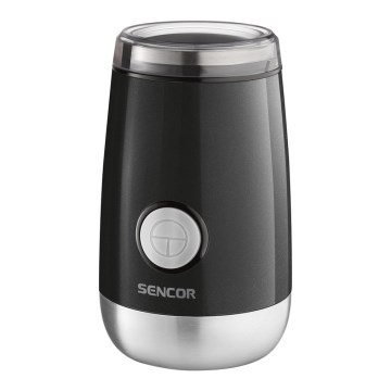 Sencor - Elektrisk kaffekværn 60 g 150W/230V sort/mat krom